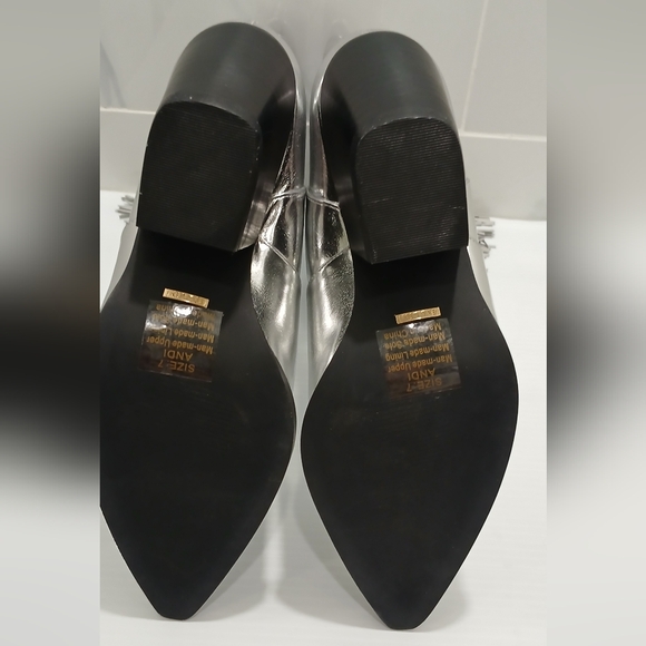 BILLINI Cowgirl Boots ANDE Silver Fringe 🔥❤️🩶 Women's Size 7 NEW - Picture 11 of 16